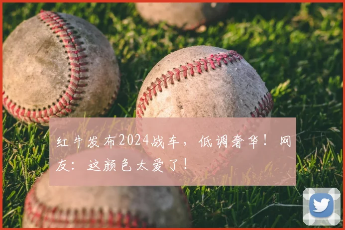 红牛发布2024战车，低调奢华！网友：这颜色太爱了！